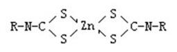 二价锌为dp3杂化，属四面体构型